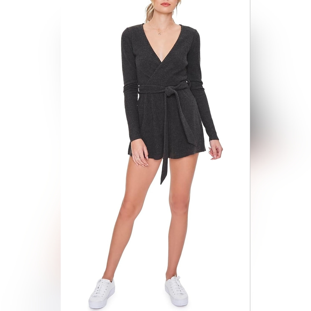 Black Long Sleeve Knit Dress